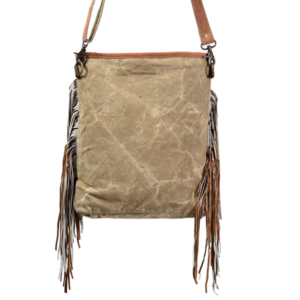 LC-KB401 Large Crossbody Upcycled Canvas Ladies Bag