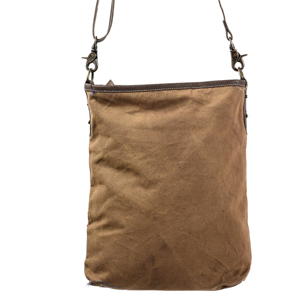 LC-KB403 Large Crossbody Upcycled Canvas Ladies Bag