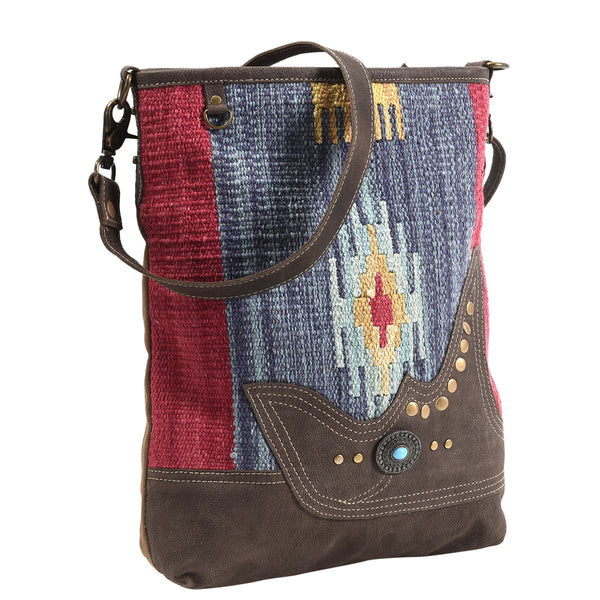 LC-KB403 Large Crossbody Upcycled Canvas Ladies Bag