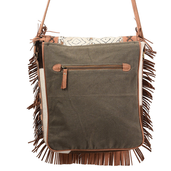 LC-KB405 Messenger Upcycled Canvas Ladies Bag