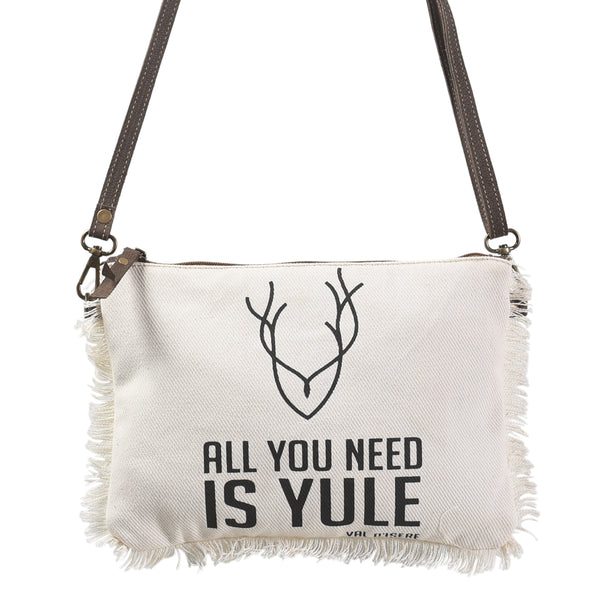 LC-KB407 Crossbody Upcycled Canvas Ladies Bag