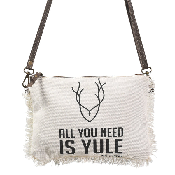 LC-KB407 Crossbody Upcycled Canvas Ladies Bag