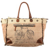 LC-KB409 Weekender Upcycled Canvas Ladies Bag