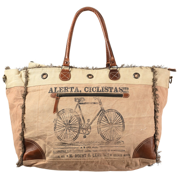 LC-KB409 Weekender Upcycled Canvas Ladies Bag