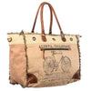 LC-KB409 Weekender Upcycled Canvas Ladies Bag