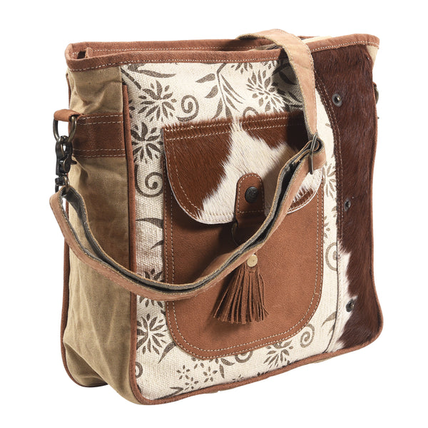 LC-KB414 Messenger Upcycled Canvas Ladies Bag