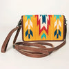 ADBG485 American Darling Saddle Blanket Leather Organiser Bag