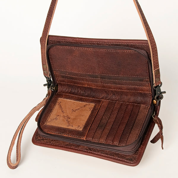 ADBG485 American Darling Saddle Blanket Leather Organiser Bag