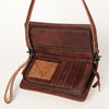ADBG485 American Darling Saddle Blanket Leather Organiser Bag