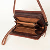 ADBG485 American Darling Saddle Blanket Leather Organiser Bag