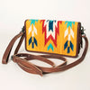 ADBG485 American Darling Saddle Blanket Leather Organiser Bag