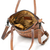 ADBG960 American Darling Exotic Crocodile Textured Leather Tote Bag with Crossbody Strap