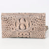 ADBG973 American Darling Crocodile Embossed Western Leather Wallet Bag
