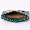 ADBG976 American Darling Crocodile Embossed Western Leather Card-Holder