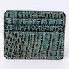 ADBG976 American Darling Crocodile Embossed Western Leather Card-Holder