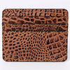 ADBG976 American Darling Crocodile Embossed Western Leather Card-Holder