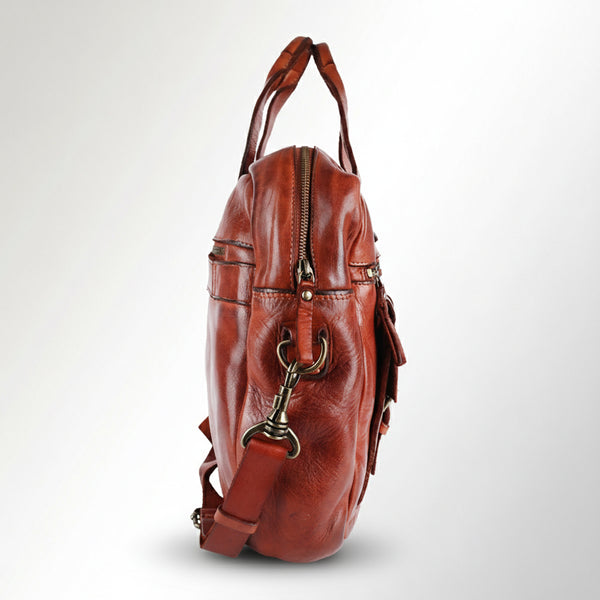 SWC405 Fioralto - Full Grain Leather Briefcase
