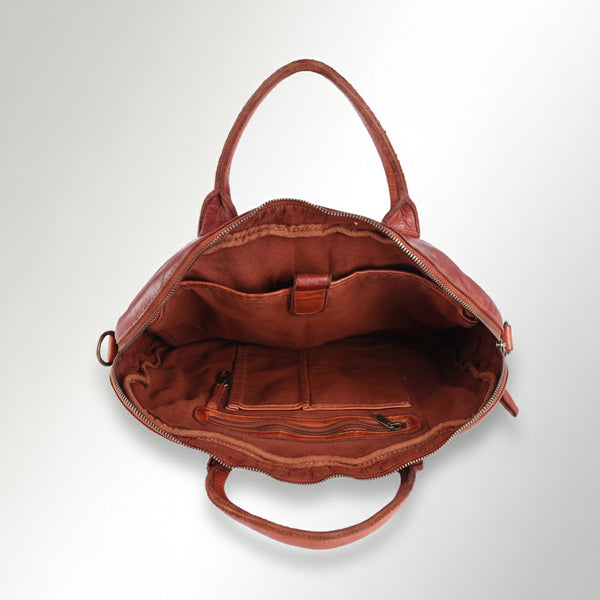 SWC408 Calvino - Leather Briefcase Bag