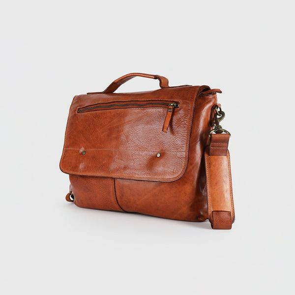 SWC408 Calvino - Leather Briefcase Bag
