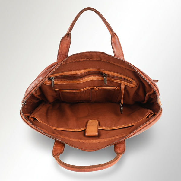 SWC415 Solevera - Vegetable Tanned Briefcase