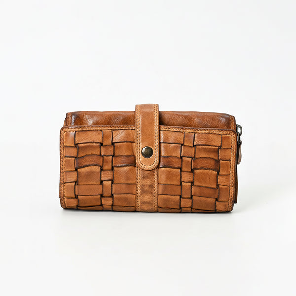 SWC446 Cavello - Premium Leather Multi-Zip Wallet