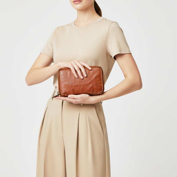 SWC441 Calista - Leather Compact Clutch