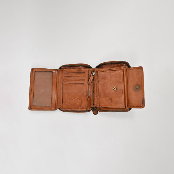 SWC441 Calista - Leather Compact Clutch