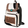 SKBG158BACKPACK Harness Skirting Leather with Hand Carving Ladies Bag H15XW11XD3.5 SKBG158