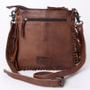 ADBG981 Hair-On Cowhide Leather Crossbody Fringe Bag Western Handcrafted by American Darling