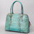 ADBG986 Croc Embossed Leather Western Tote Bag Structured Handbag by American Darling
