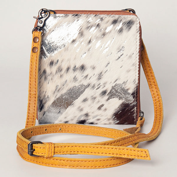 ADBG820 American Darling Handcrafted Leather Cross body Bag with Hair-On Cowhide