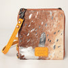 ADBG820 American Darling Handcrafted Leather Cross body Bag with Hair-On Cowhide