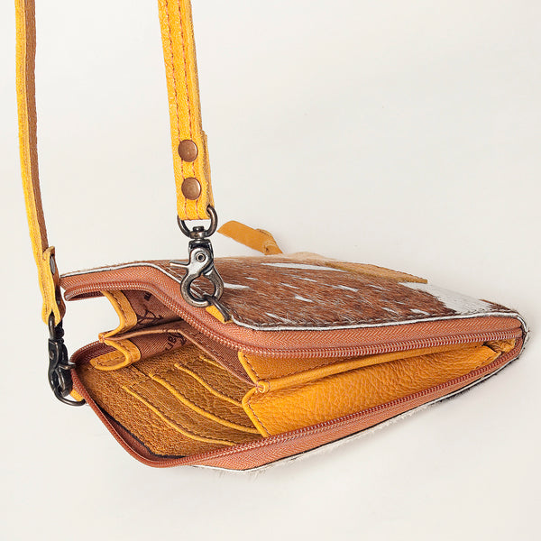ADBG820 American Darling Handcrafted Leather Cross body Bag with Hair-On Cowhide