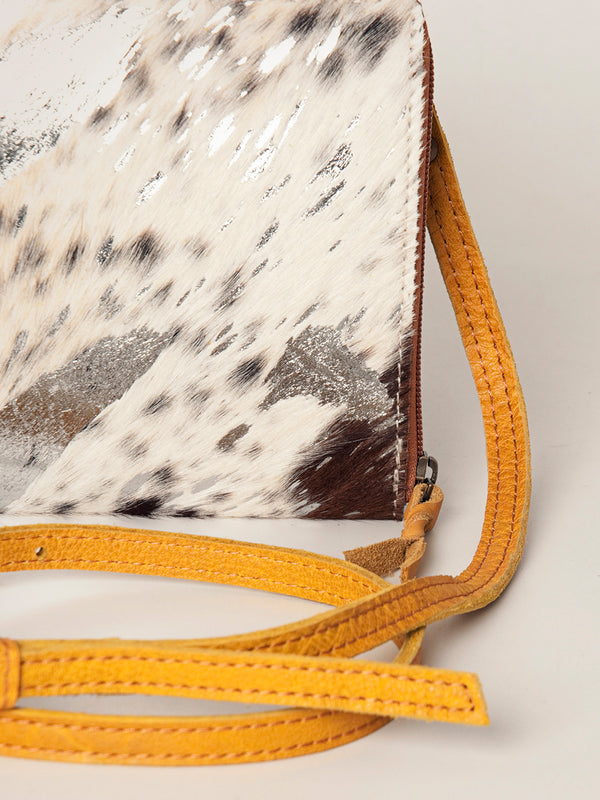 ADBG820 American Darling Handcrafted Leather Cross body Bag with Hair-On Cowhide