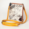 ADBG820 American Darling Handcrafted Leather Cross body Bag with Hair-On Cowhide