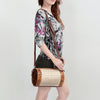 ADBG777 American Darling Hand Tooled Western Leather Duffel Bag - Floral Carved Travel Bag