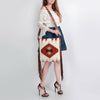 ADBG905 American Darling Handcrafted Hand Tooled Leather Saddle Blanket Cross body Bag