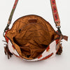 ADBG905 American Darling Handcrafted Hand Tooled Leather Saddle Blanket Cross body Bag