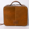 ADBGA300 American Darling Western Hand Tooled Leather Hair-On Cowhide Jewelry Case