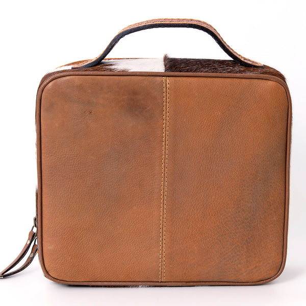 ADBGA300 American Darling Western Hand Tooled Leather Hair-On Cowhide Jewelry Case