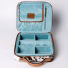 ADBGA300 American Darling Western Hand Tooled Leather Hair-On Cowhide Jewelry Case