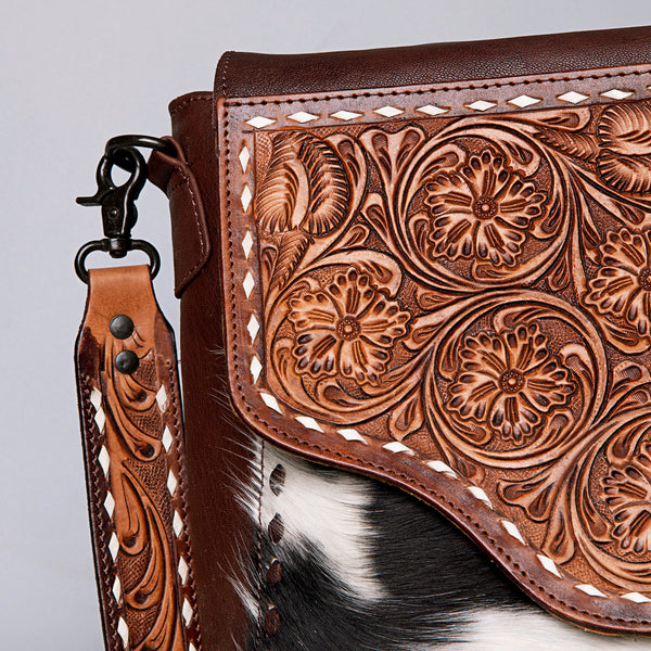 LC-ADBGZ289B Messenger Genuine Western Leather Women Bag