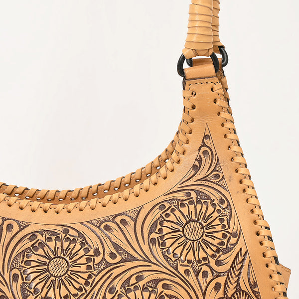 LC-ADBGZ658 Hobo Hand Tooled Genuine Western Leather Women Bag