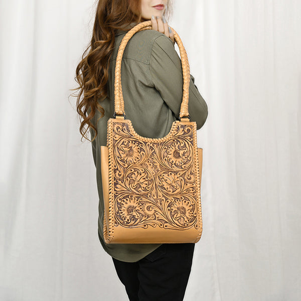 LC-ADBGZ659 Tote Genuine Western Leather Women Bag