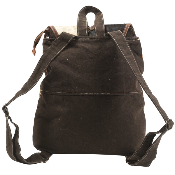 LC-KB419Backpack Upcycled Canvas Ladies Bag
