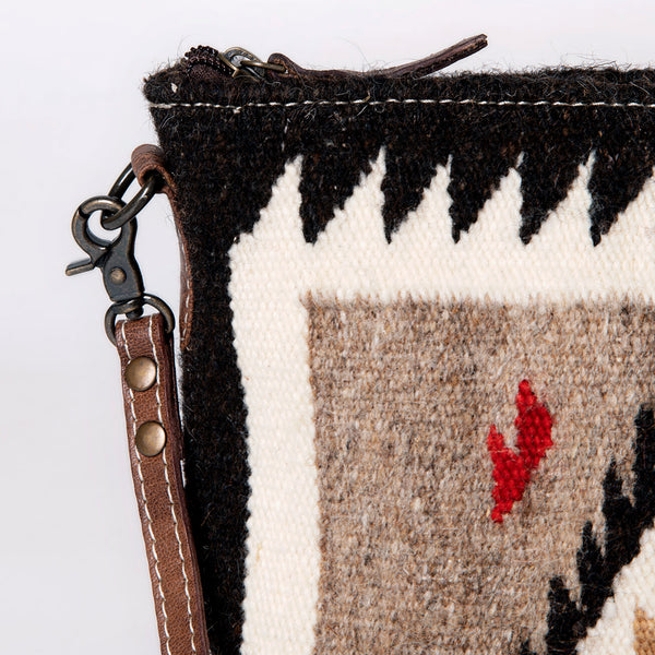 ADBG1001 American Darling Handwoven Saddle Blanket Western Crossbody Bag Genuine Leather