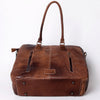ADBG1005 American Darling Handwoven Saddle Blanket Tote Bag Genuine Leather Trim
