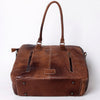 ADBG1005 American Darling Handwoven Saddle Blanket Tote Bag Genuine Leather Trim