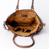 ADBG1005 American Darling Handwoven Saddle Blanket Tote Bag Genuine Leather Trim