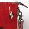 ADBG1008 American Darling Handwoven Saddle Blanket Crossbody Bag Genuine Leather Trim
